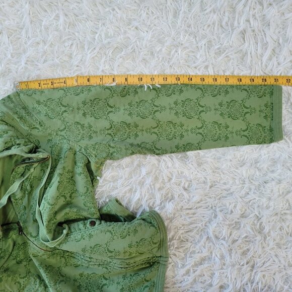 Charter Club Petite Green Zip Up Jacket - Size M - Picture 9 of 12